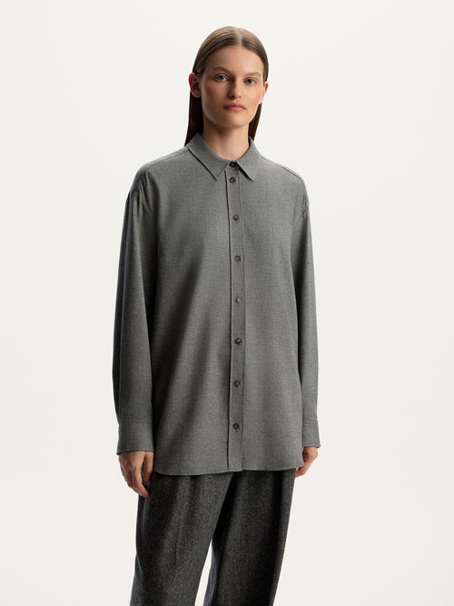Cotton flannel shirt