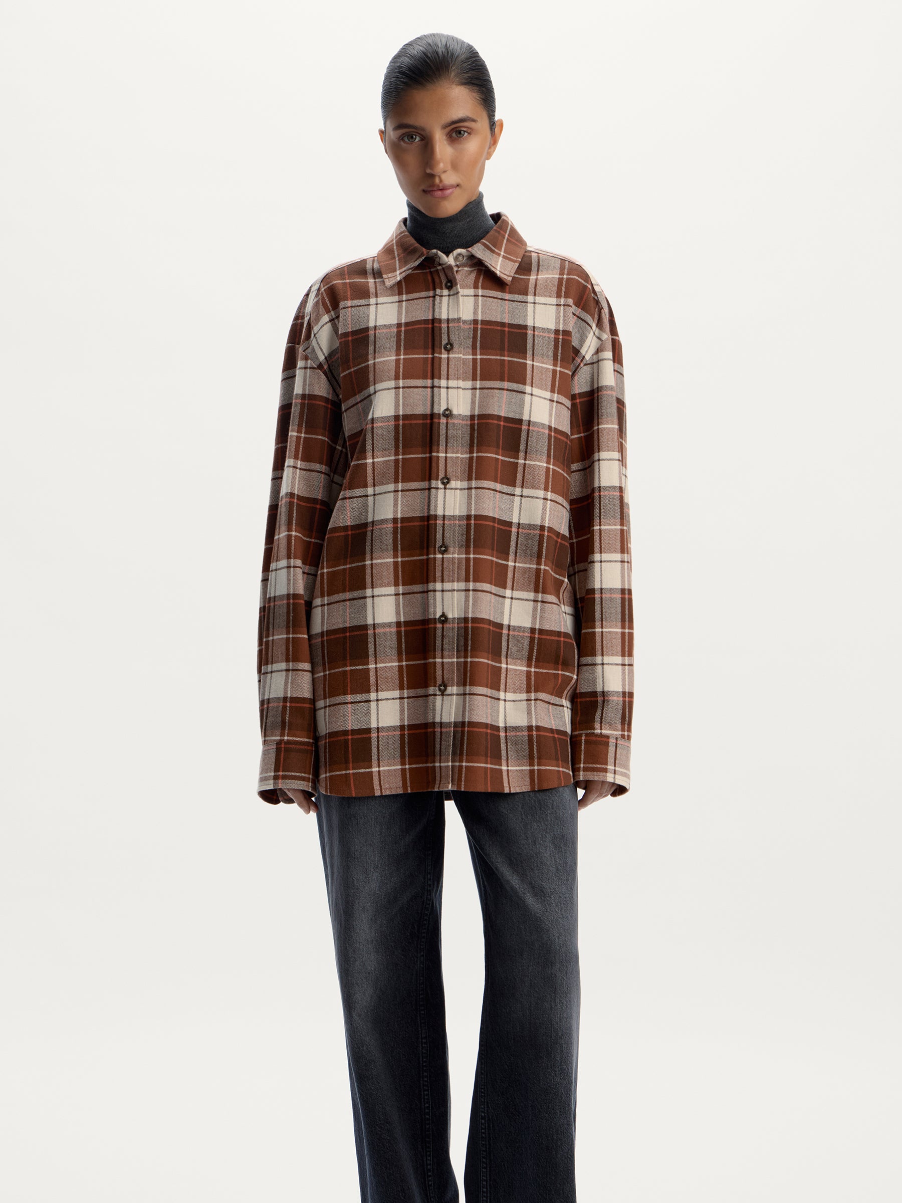 Cotton flannel shirt