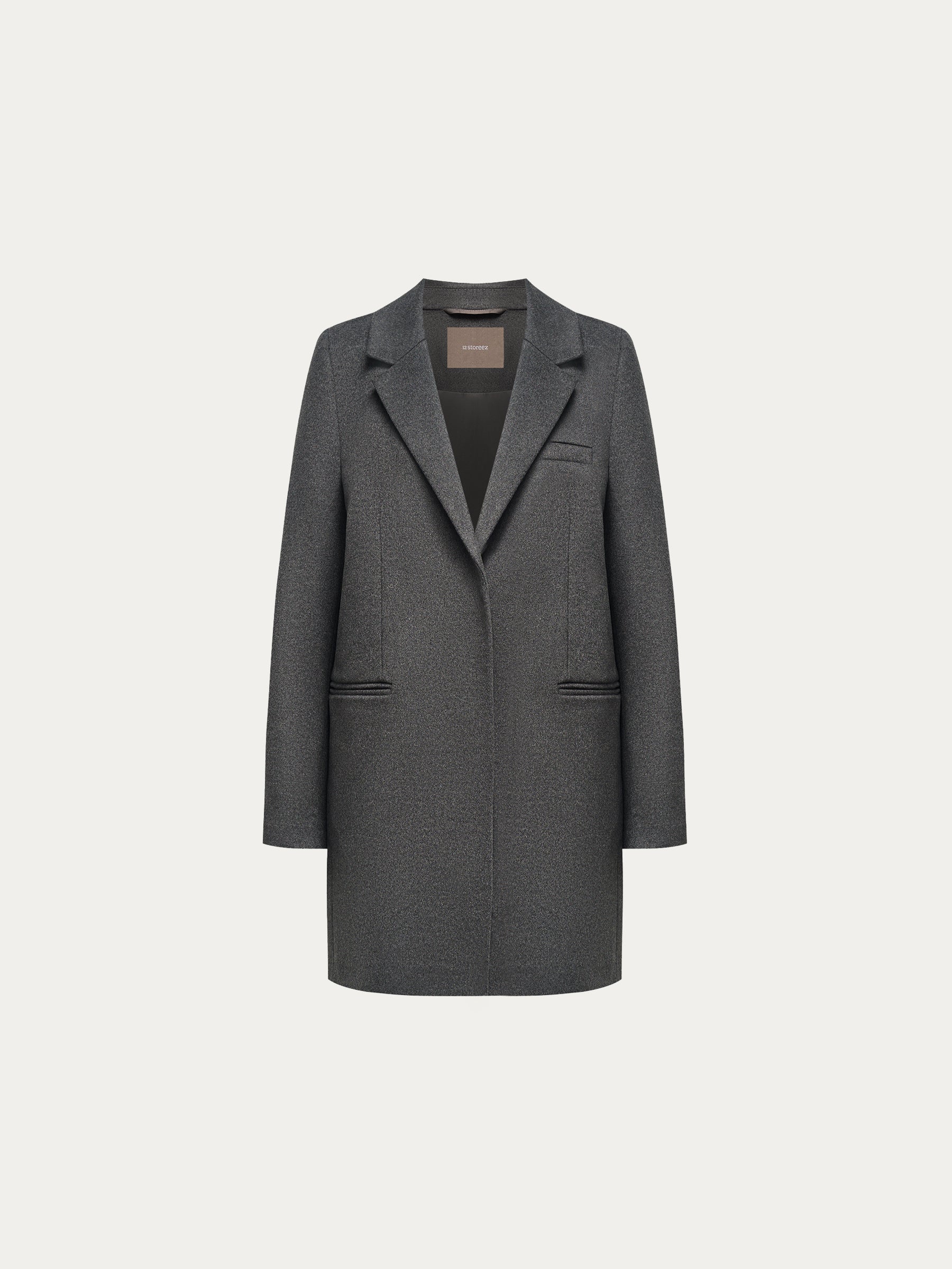 Wool-cashmere coat