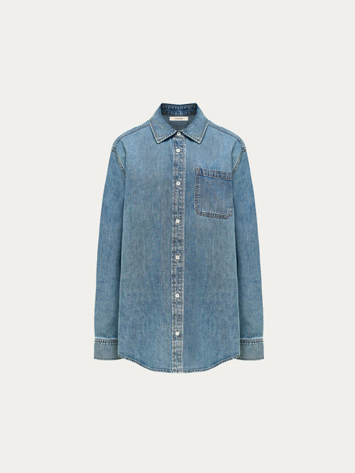 Lightweight denim shirt