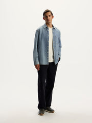 Lightweight denim shirt