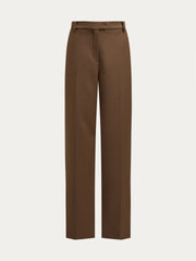 Wool-blend trousers