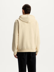 Peached terry zip hoodie