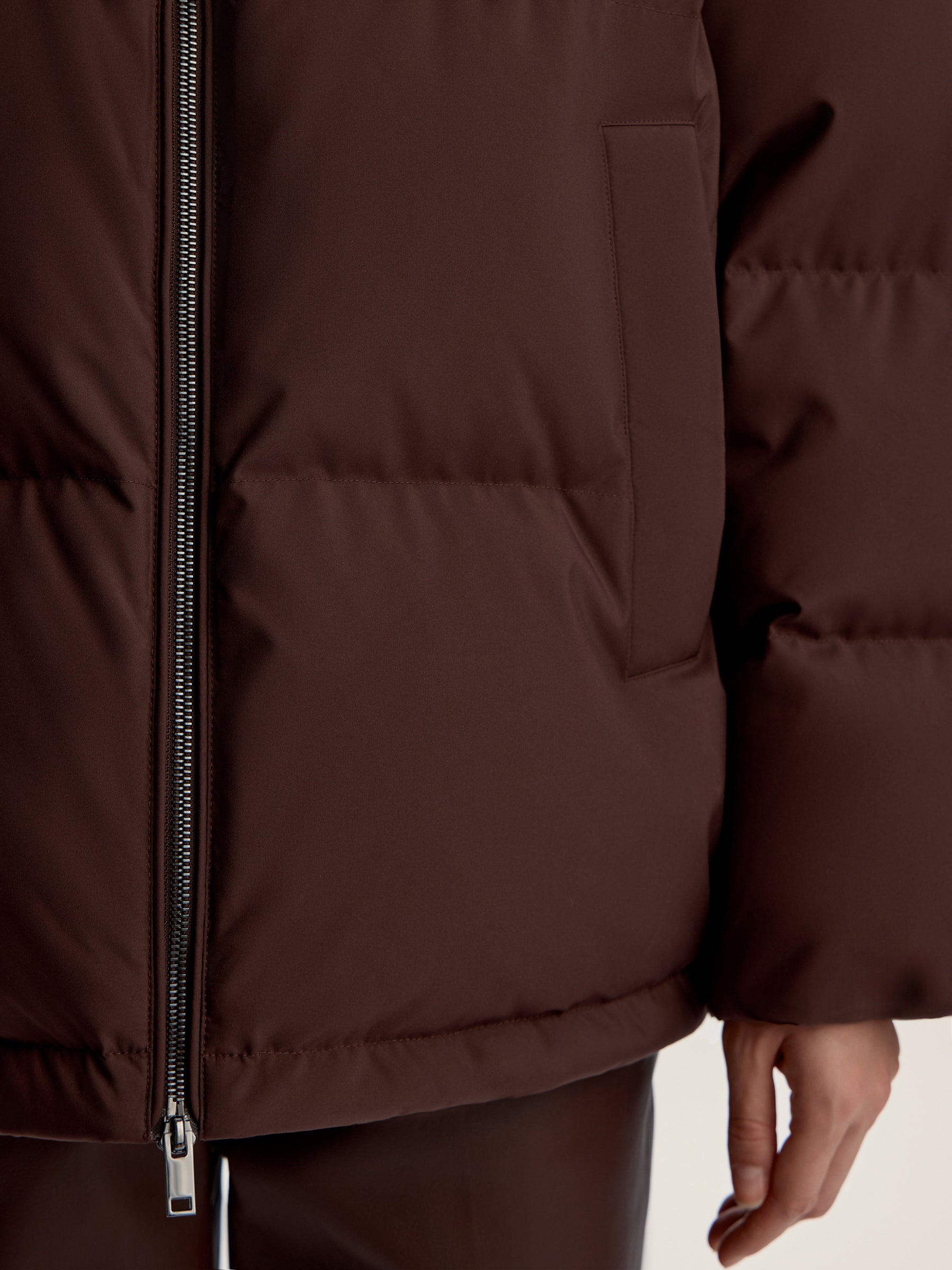 Oversized down jacket