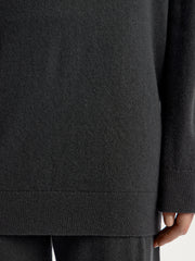 Wool-cashmere turtleneck jumper
