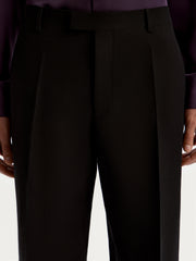 Merino-silk trousers
