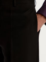 Merino-silk trousers