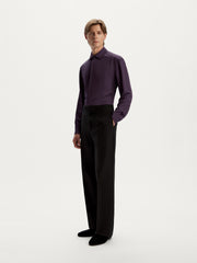 Merino-silk trousers