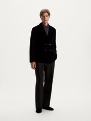 Merino-silk trousers