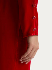 Velvet maxi dress