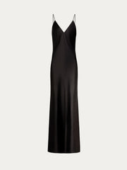 Satin maxi dress