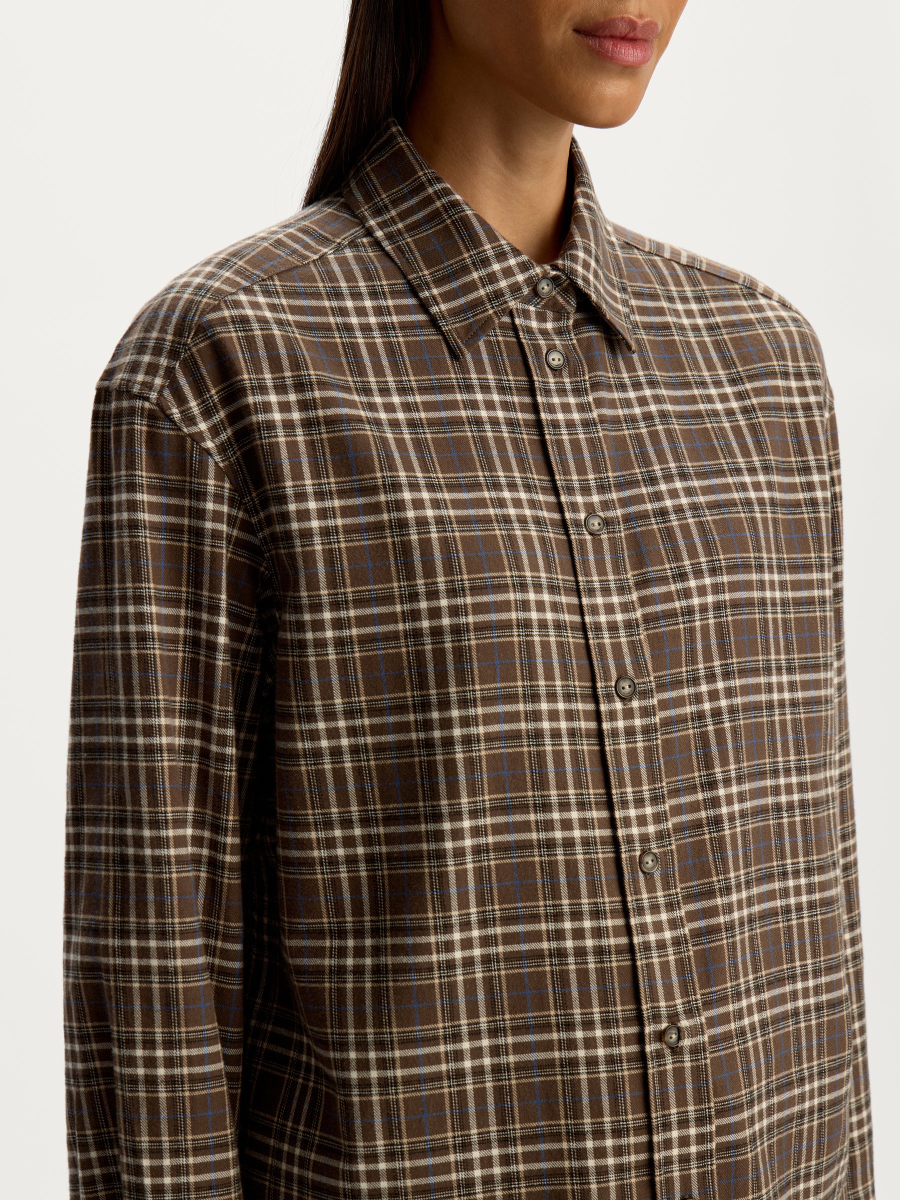 Cotton flannel shirt