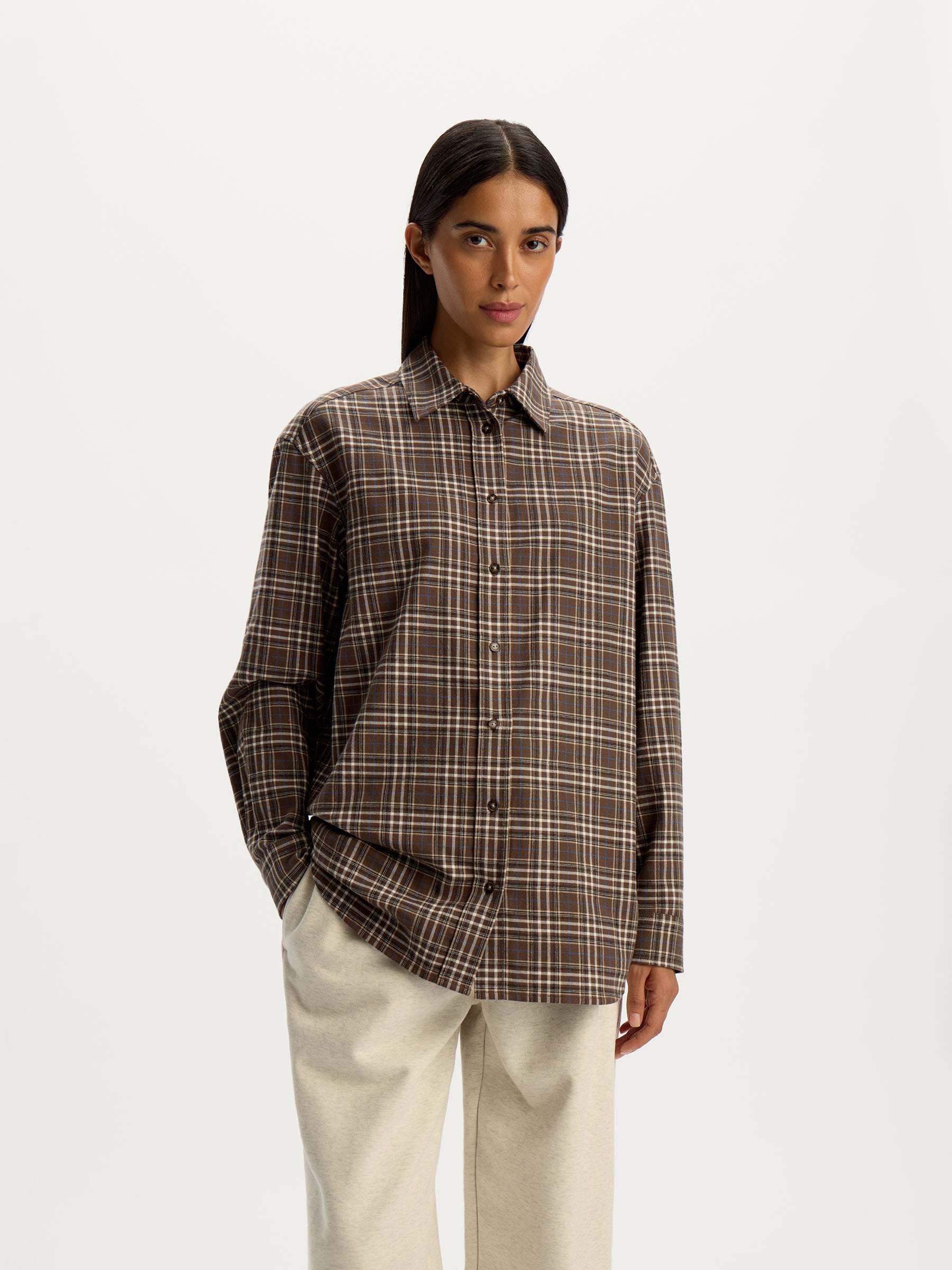 Cotton flannel shirt