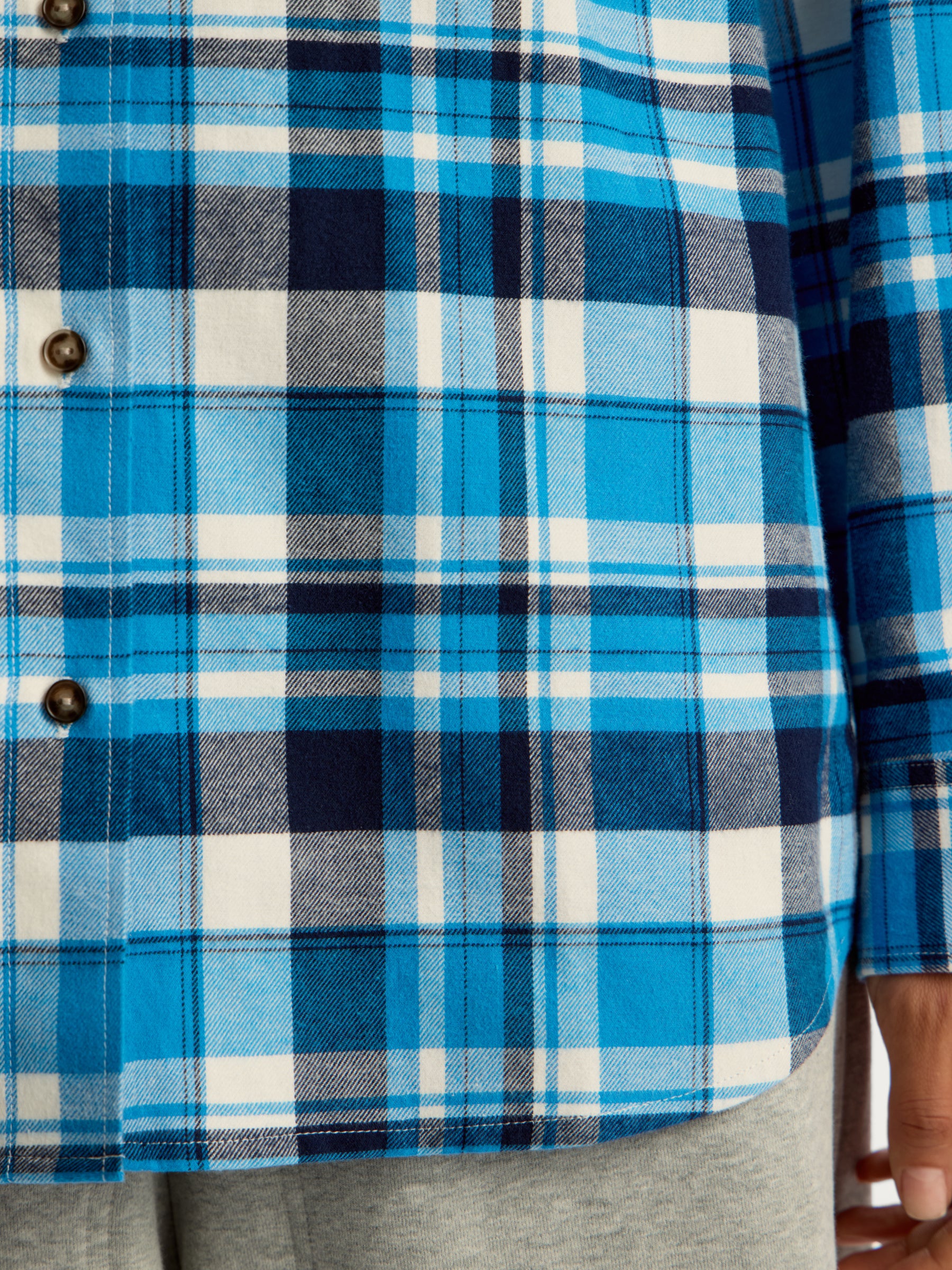 Cotton flannel shirt