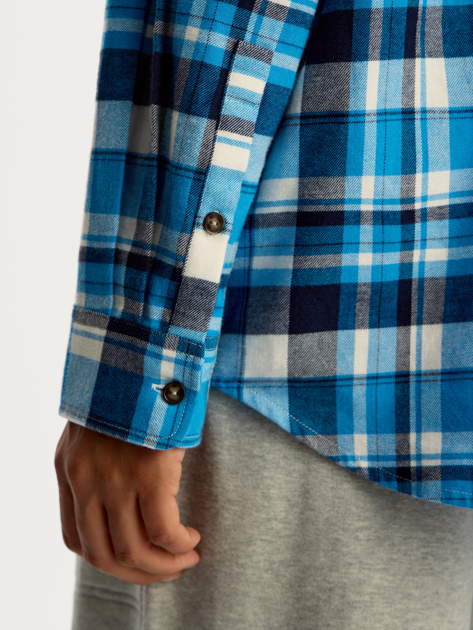 Cotton flannel shirt