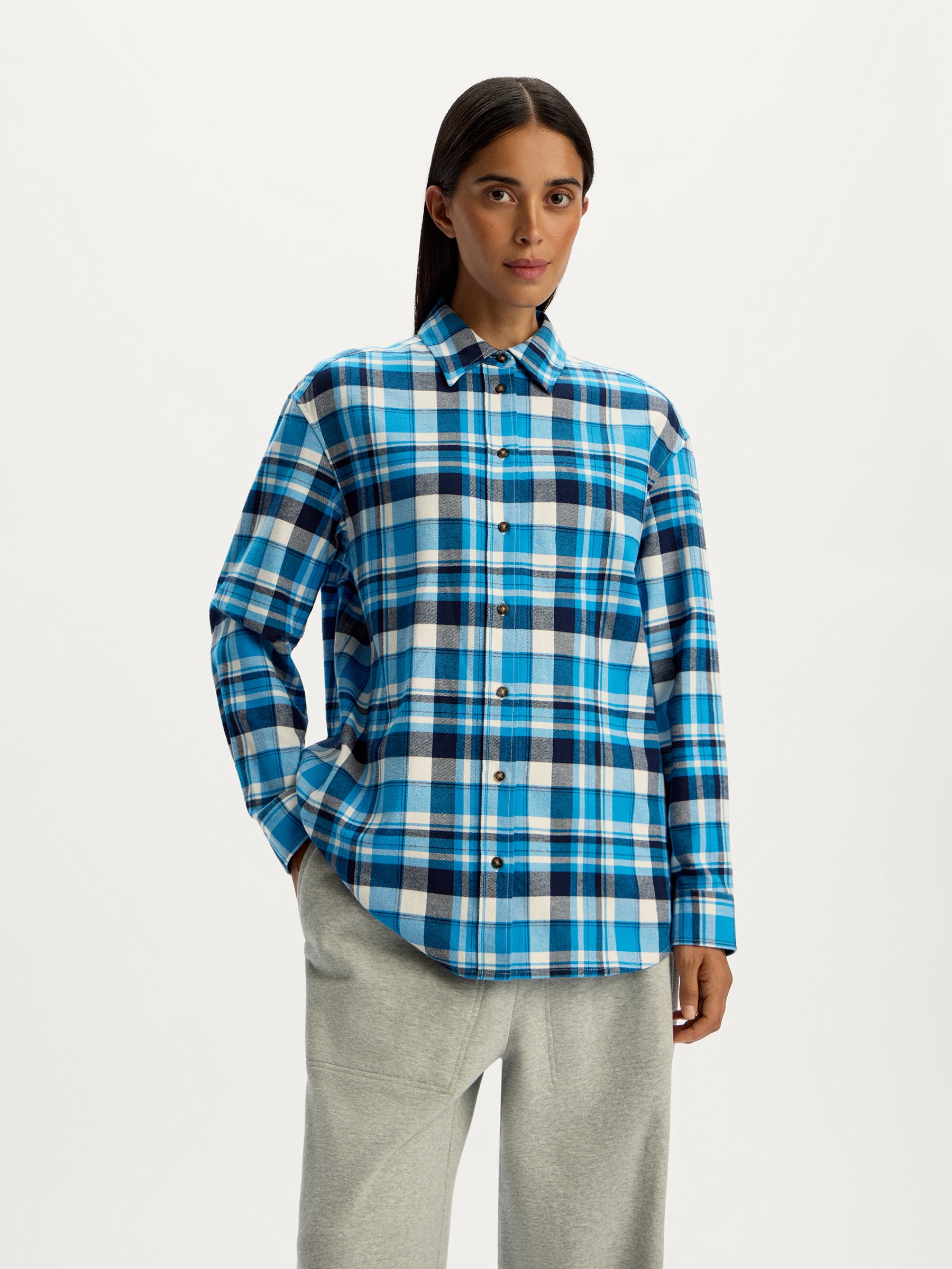 Cotton flannel shirt