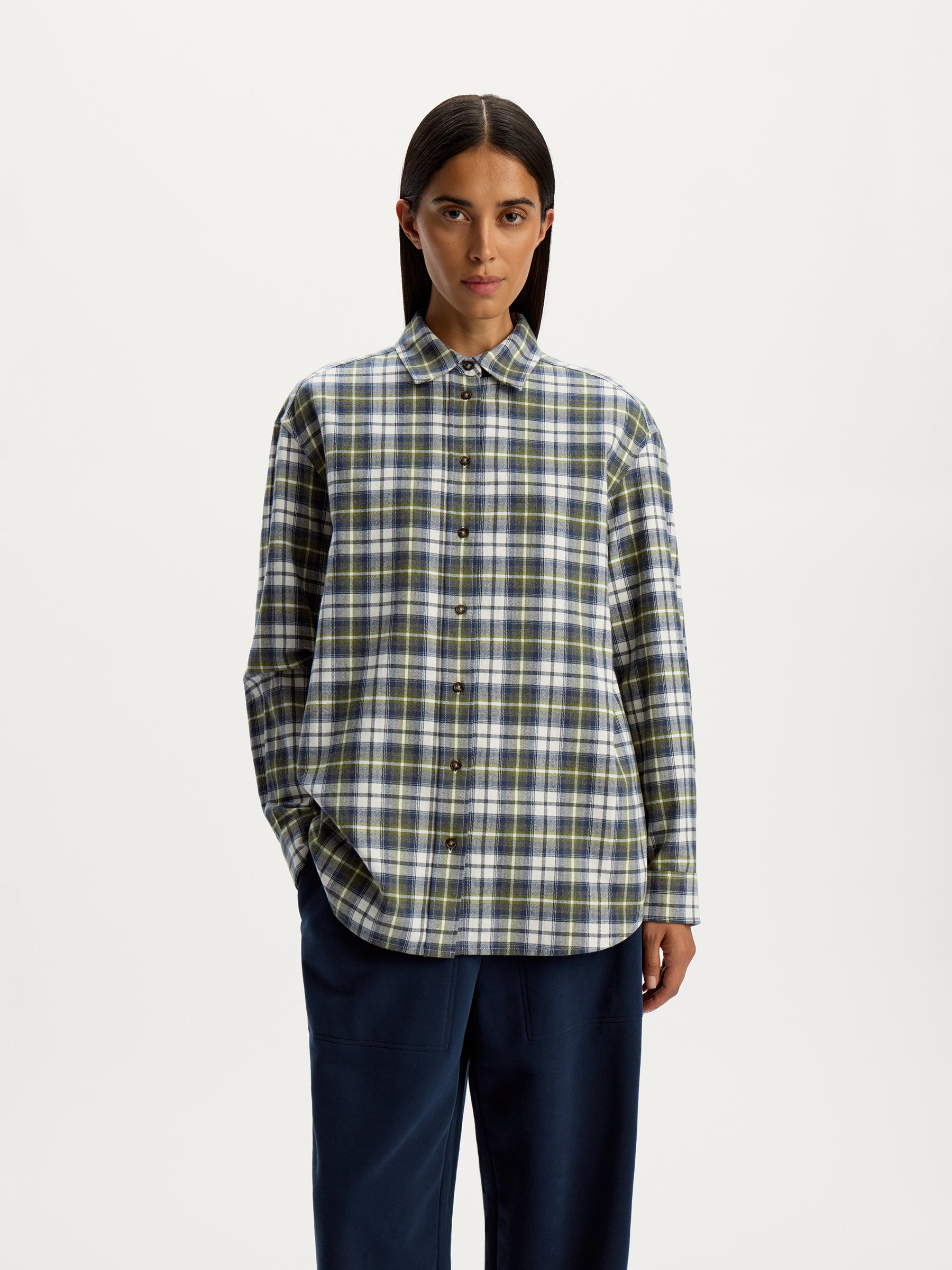 Cotton flannel shirt