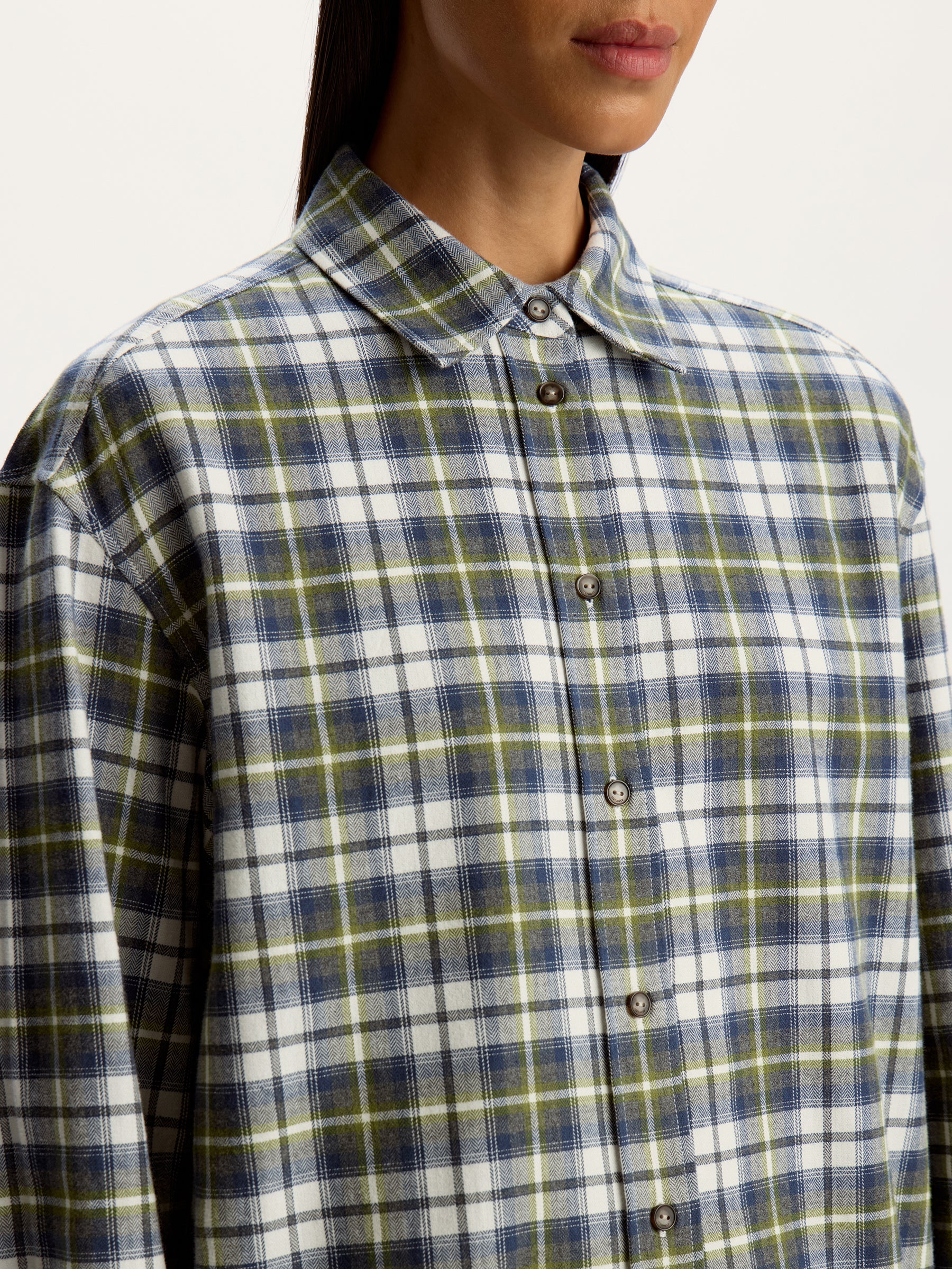 Cotton flannel shirt