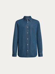Slim fit denim shirt