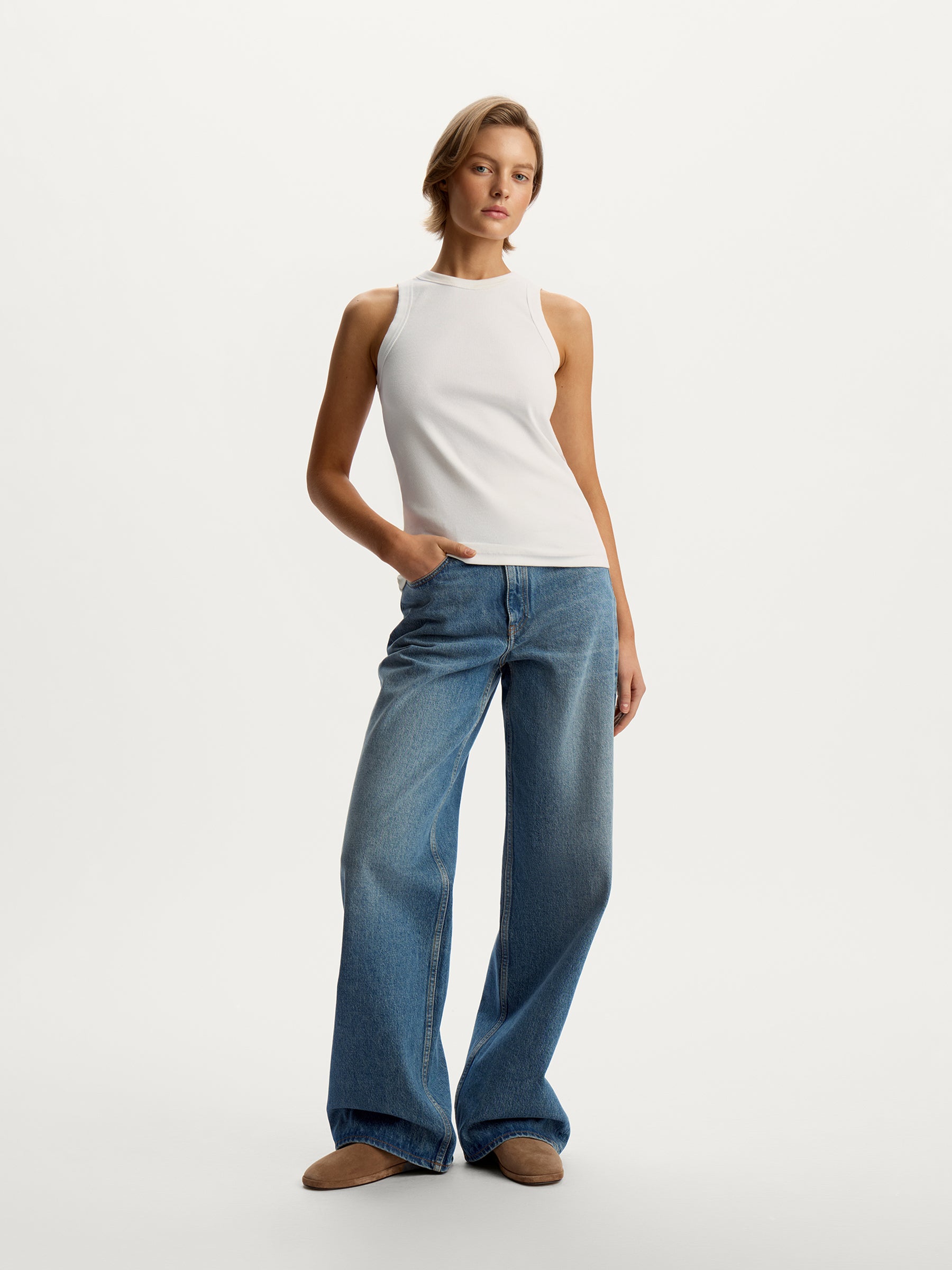 Wide leg jeans 415