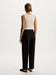 Button-waist trousers