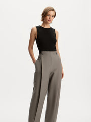Button-waist trousers