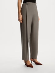 Button-waist trousers