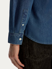 Slim fit denim shirt