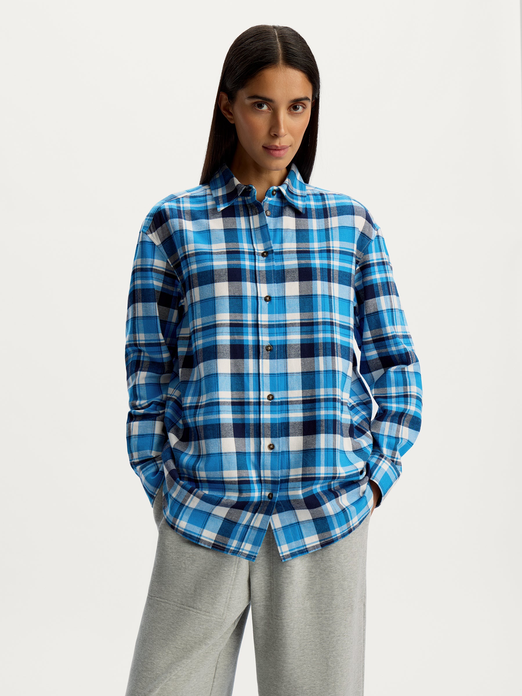 Cotton flannel shirt