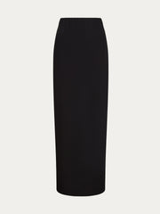 Crepe maxi skirt