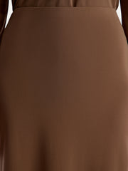 Crepe maxi skirt
