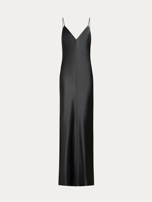 Satin maxi dress