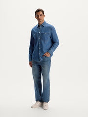 Lightweight denim shirt
