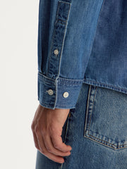 Lightweight denim shirt