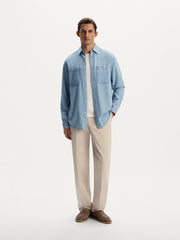Lightweight denim shirt