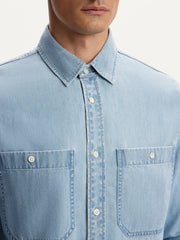 Lightweight denim shirt