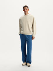 Garment-dyed trousers
