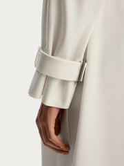 Wool blend trench coat