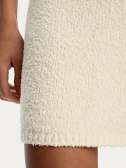 Bouclé knit skirt