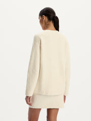 Bouclé knit cardigan