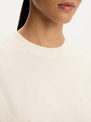 Mercerised cotton T-shirt dress
