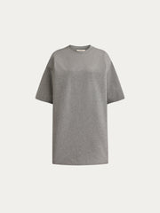 Mercerised cotton T-shirt dress