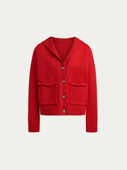 Cotton knit cardigan