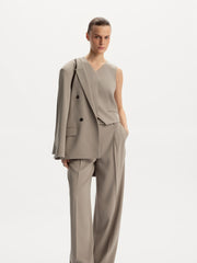 Crepe trousers