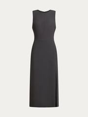 Slit midi dress
