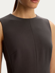 Slit midi dress