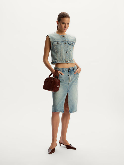 Denim skirt