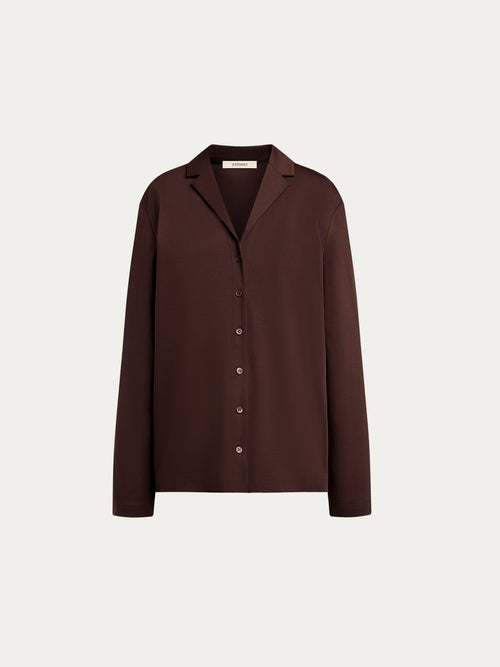 Mercerised cotton shirt