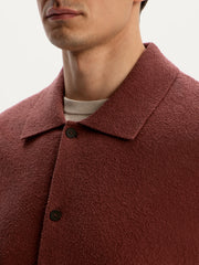 Textured knit cardigan