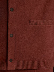 Textured knit cardigan